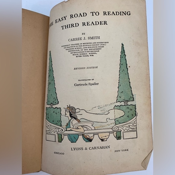 Easy Road to Reading Third Reader Lyons and Carnahan 1919 Revised Edition - Picture 5 of 9